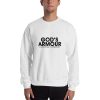 White Men’s Lords Prayer Christian Sweat Shirt Front